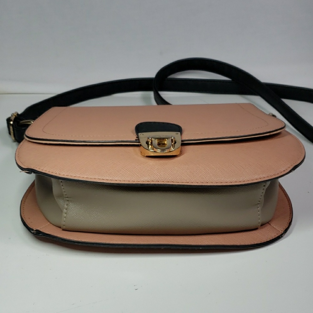 NEW LOOK safiano leather satchel shoulder bag - Picture 3 of 6